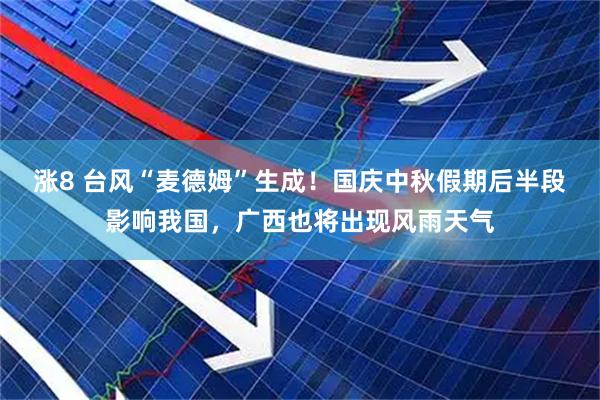 涨8 台风“麦德姆”生成！国庆中秋假期后半段影响我国，广西也将出现风雨天气