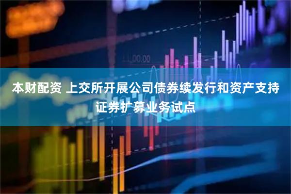 本财配资 上交所开展公司债券续发行和资产支持证券扩募业务试点